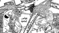 Denji vs Fakesaw Man as seen in the Chainsaw Man manga (Image credit: Shueisha)